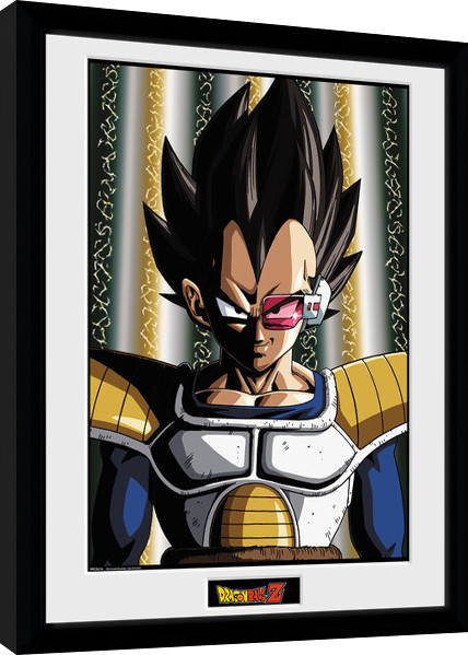 Framed poster Dragon Ball Z - Vegeta