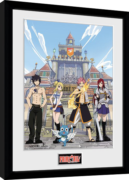 Κορνιζαρισμένη αφίσα Fairy Tail - Season 1 Key Art