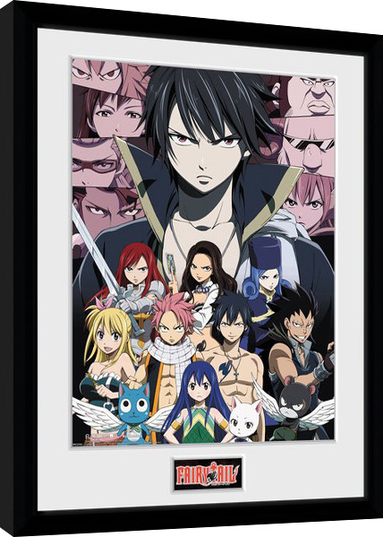 Κορνιζαρισμένη αφίσα Fairy Tail - Season 4 Key Art