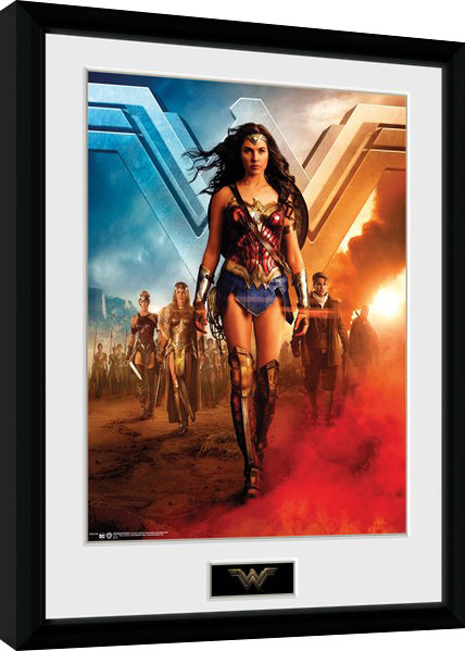 Κορνιζαρισμένη αφίσα Wonder Woman Movie - Group