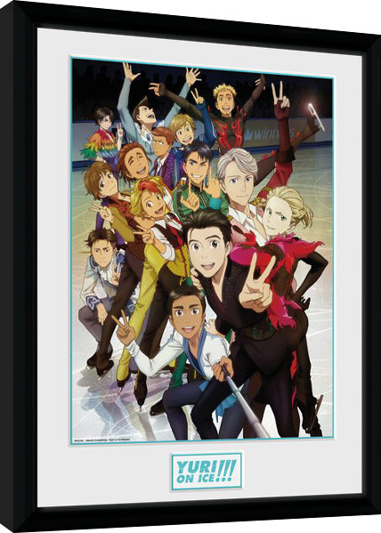 Framed poster Yuri On Ice - Characters
