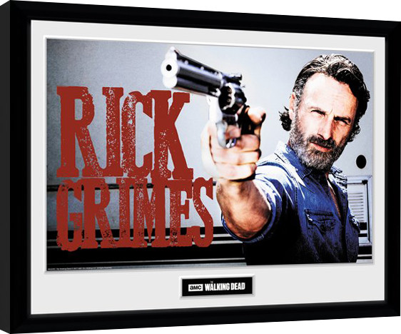 Рамкиран плакат The Walking Dead - Rick Grimes