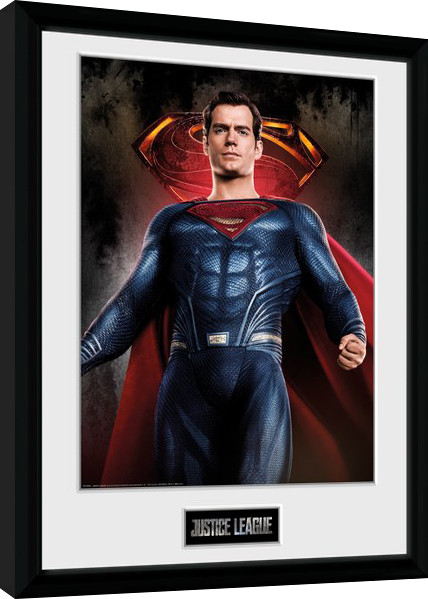 Κορνιζαρισμένη αφίσα Gerechtigkeitsliga - Superman Solo