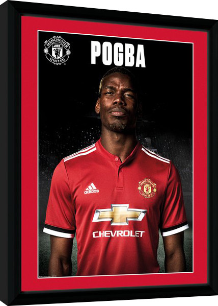 Κορνιζαρισμένη αφίσα Manchester United - Pogba Stand 17/18