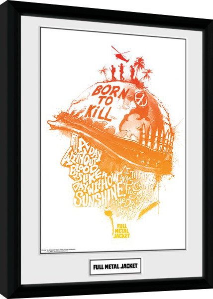 Рамкиран плакат Full Metal Jacket - A Day Without Blood