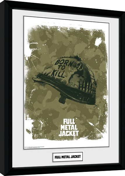 Uokvireni poster Full Metal Jacket - Helmet