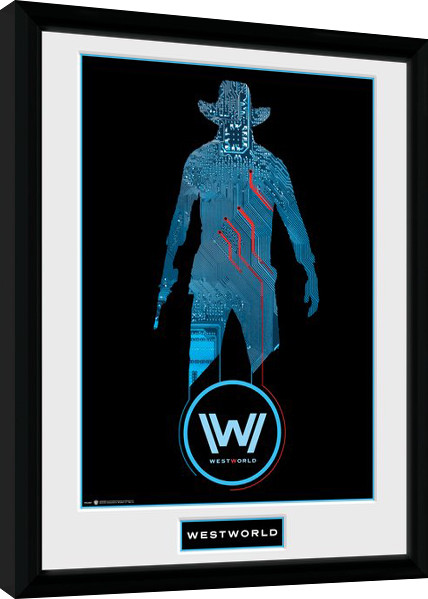 Framed poster Westworld - Silhouette