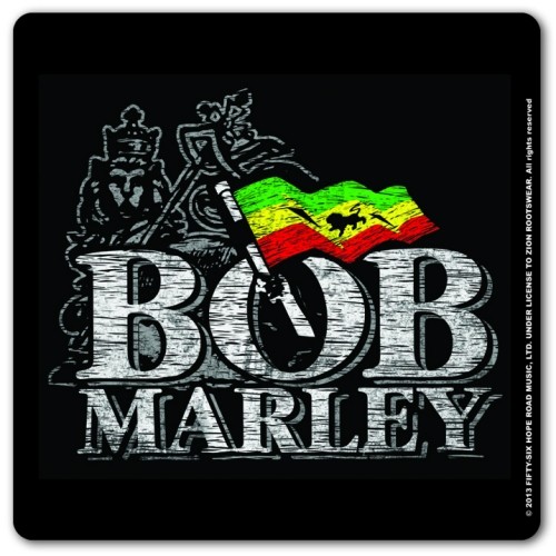 Coaster Bob Marley - Distressed Logo