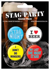 Badge set STAG PARTY