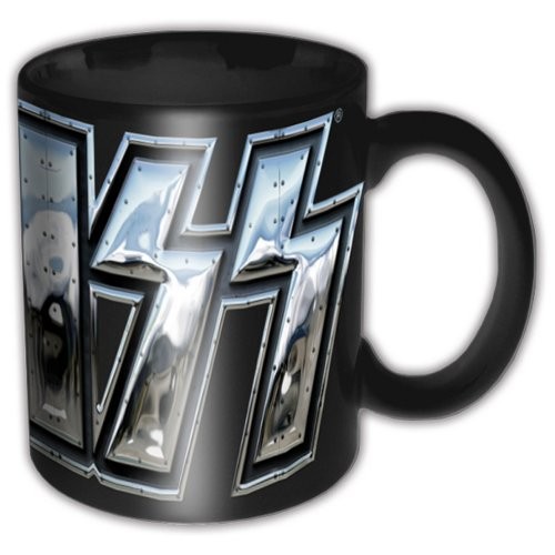 Κούπα Kiss – Chrome Logo Black