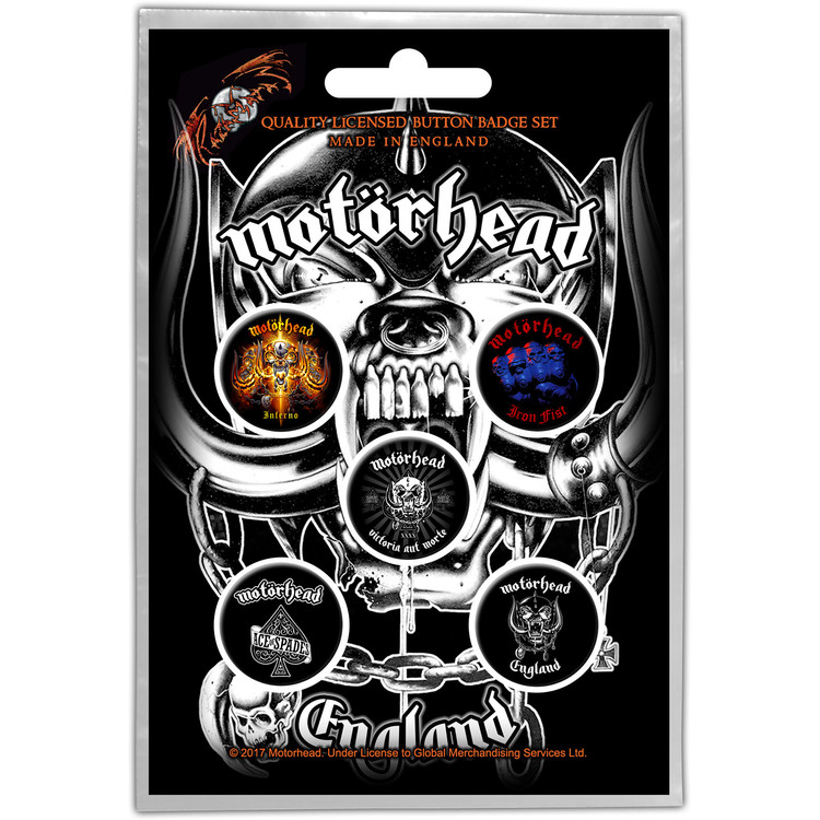 Badge set Motorhead – England