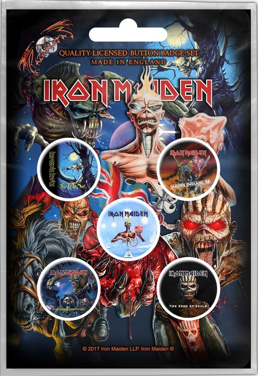 Σετ κονκάρδες Iron Maiden – Later Albums