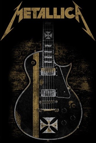 Υφασμάτινη αφίσα Metallica – Hetfield Guitar