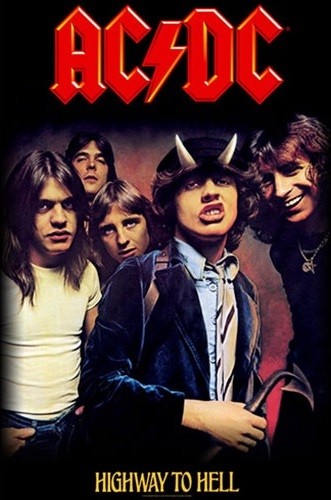 Textile Poster AC/DC – Highway To Hell