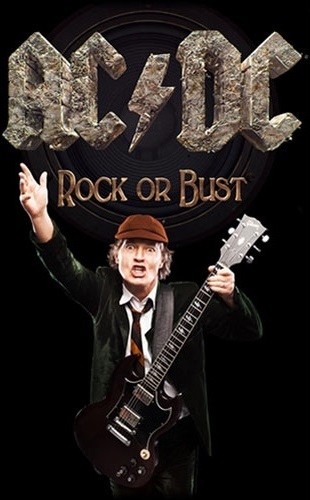 Textile Poster AC/DC – Rock Or Bust / Angus