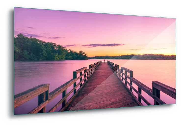 Γυάλινη τέχνη Purple Pier