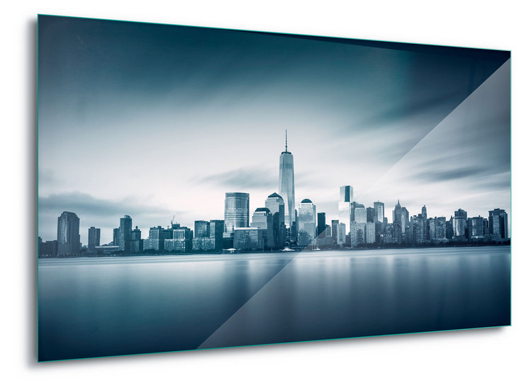 Quadro em vidro Blue Manhattan