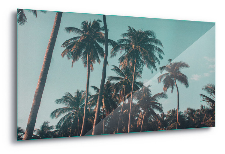Принт стъкло Retro Palms