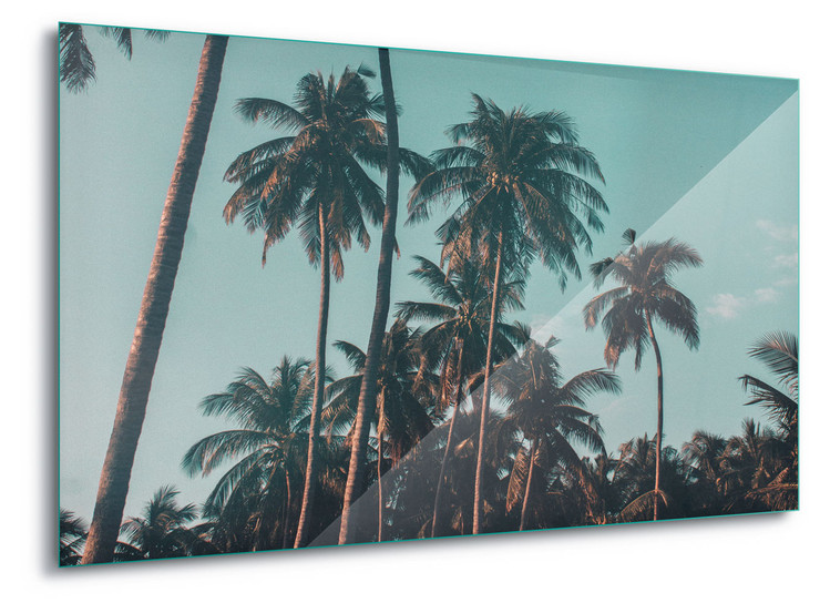 Γυάλινη τέχνη Retro Palms