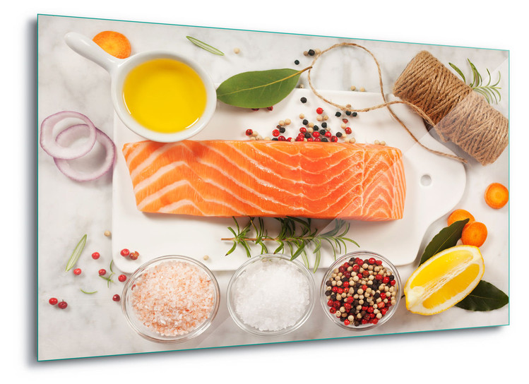 Γυάλινη τέχνη Salmon Parcel