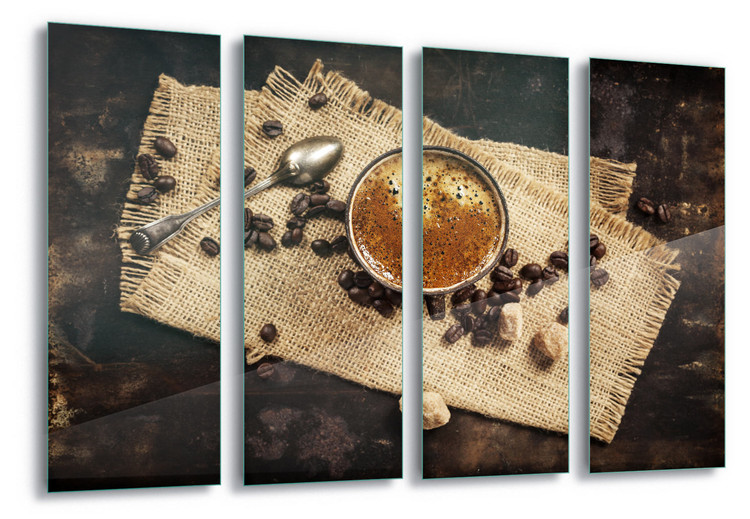Hot Coffee Steklena slika