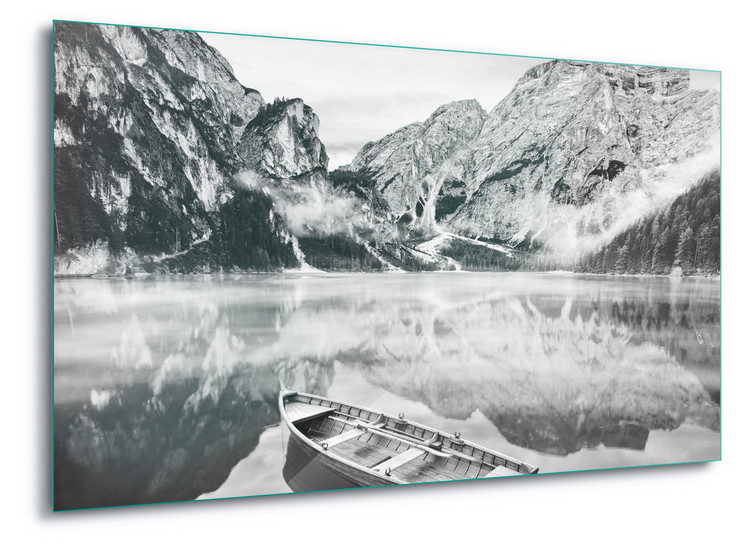 Glass Art Winter Row