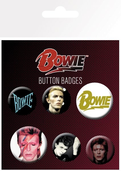 Badge set David Bowie - Mix