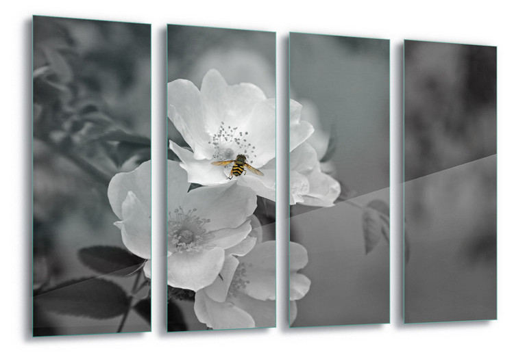 Принт стъкло Bee Blossom