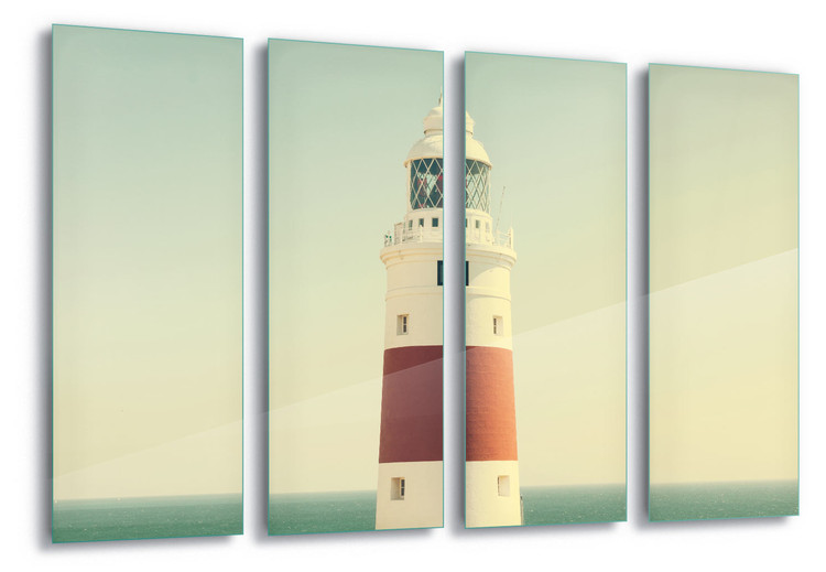 Γυάλινη τέχνη Lighthouse By The Sea