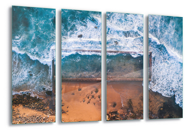 Glass Art Beach Pool