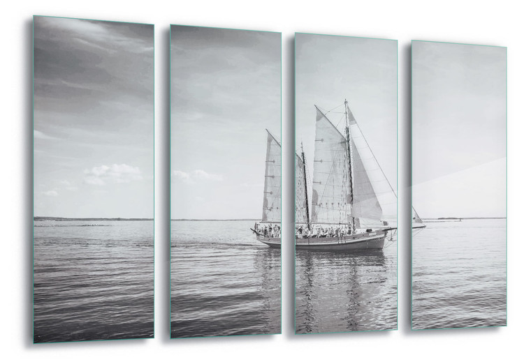 Glass Art Sail Away