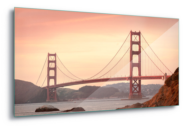 Принт стъкло Golden Gate