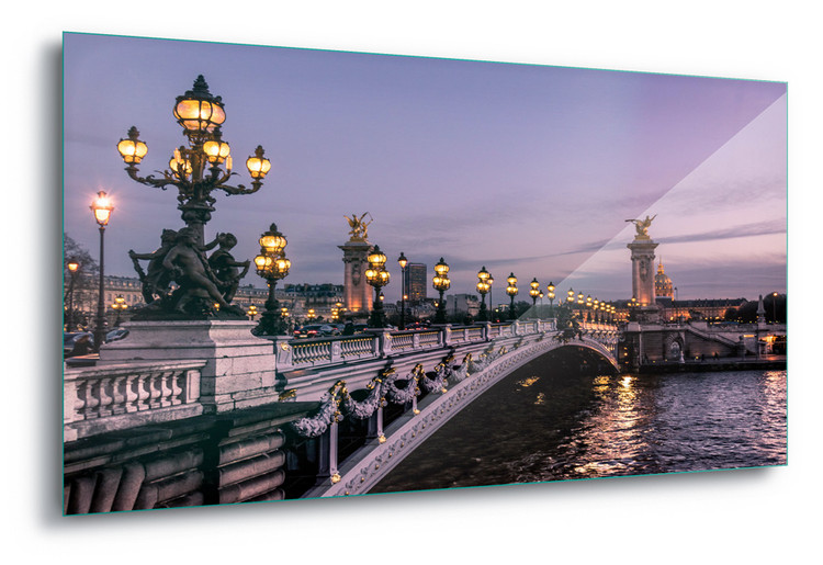 Принт стъкло Paris Evening