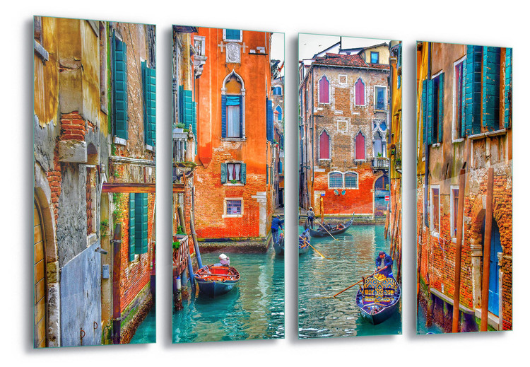 Quadro em vidro Venice Colours