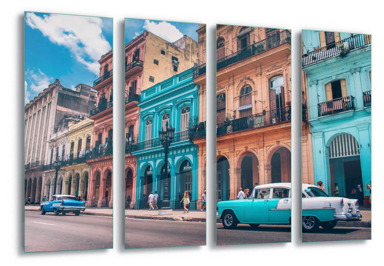 Havanna Retro Steklena slika