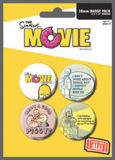 Σετ κονκάρδες THE SIMPSONS MOVIE - homer