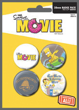 Σετ κονκάρδες THE SIMPSONS MOVIE - attitude