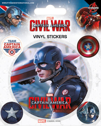 Αυτοκόλλητα Captain America Civil War - Captain America