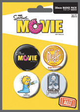 Σετ κονκάρδες THE SIMPSONS MOVIE - adult