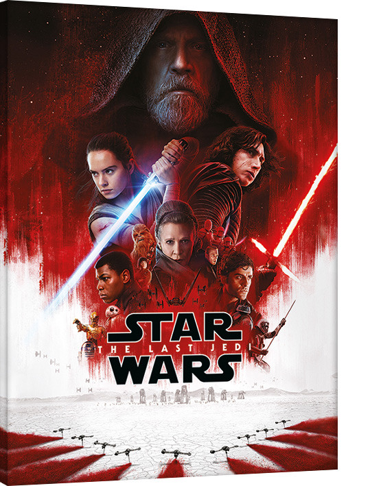 Принти на полотні Star Wars The Last Jedi - One Sheet