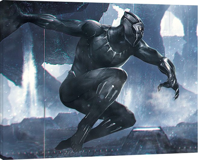 Принти на полотні Black Panther - To Action