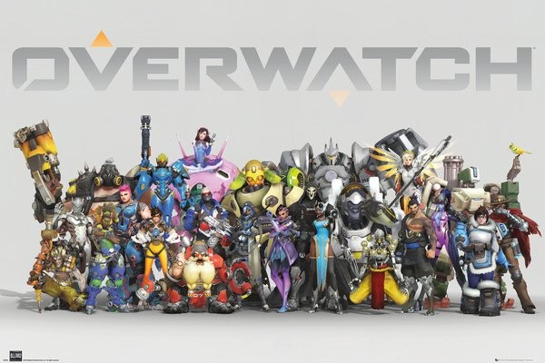 Плакат Overwatch - Anniversary Line Up