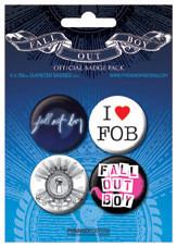 Set bedževa FALL OUT BOY