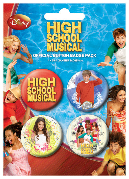 Badge set HIGH SCHOOL MUSICAL 2
