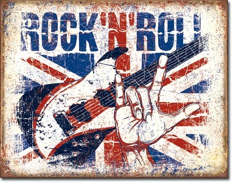 Metallikyltti Rock n Roll