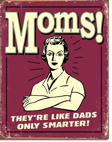 Mеталеві знак Mom's - Like Dads