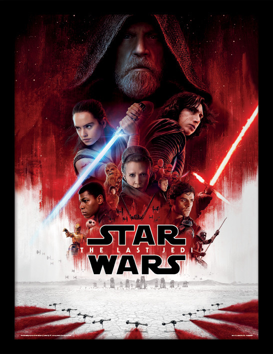 版画 STAR WARS THE LAST JEDI Star Wars The Last Jedi - One Sheet Framed poster | Buy at