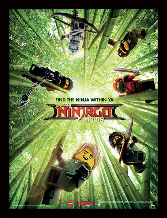 Κορνιζαρισμένη αφίσα LEGO Ninjago Movie - Bamboo