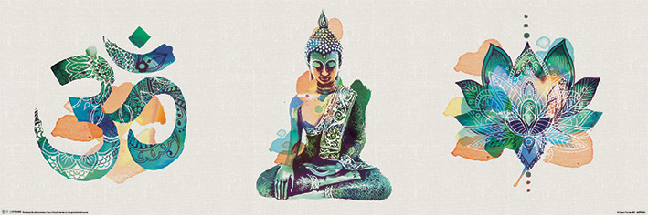 Плакат Summer Thornton - Yoga Triptych