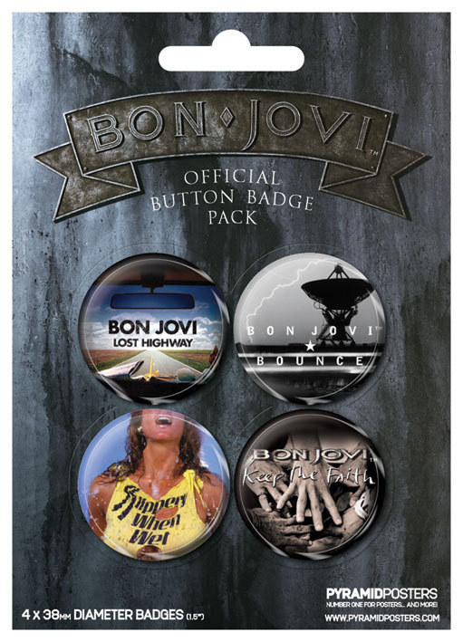Badge set BON JOVI